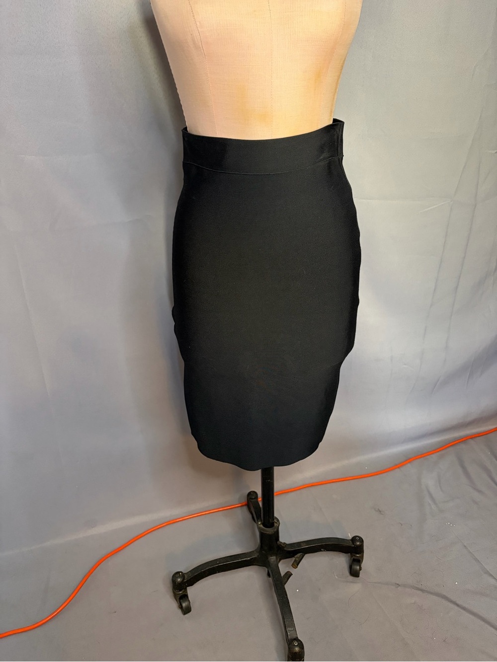 BCBG Maxazria Classic Black Women's Pencil Skirt